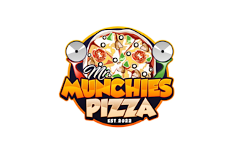 create creative and good looking pizza logo design