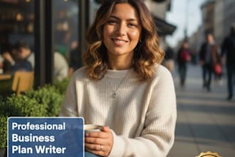 write a business and financial plan for bank or sba loan approval