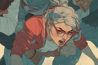 draw comic panels or comic book illustrations