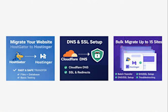 migrate your hostgator cpanel website to hostinger with minimal downtime