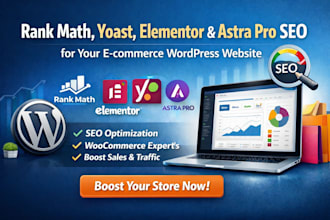 do rank math elemntor astra pro yoast SEO for your ecommerce wordpress website