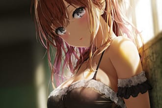 draw beautiful sfw or nsfw anime art illustration
