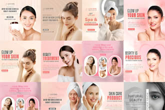 do luxury beauty cosmetic makeup signature fashion esthetics skincare spa logo
