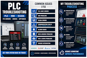troubleshoot plc hmi scada and industrial automation systems