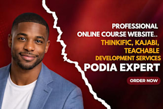 setup online course on kajabi, learnworlds, learndash, thinkific, podia