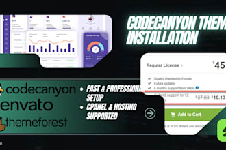 install and setup your codecanyon theme on cpanel or hosting