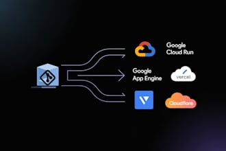 deploy your frontend or backend app on cloud run, app engine or vercel