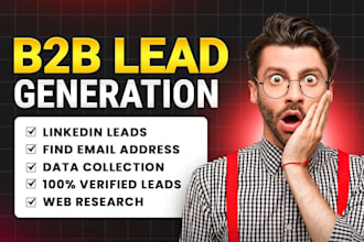 find email address, linkedin leads, contact list, data collection, web research