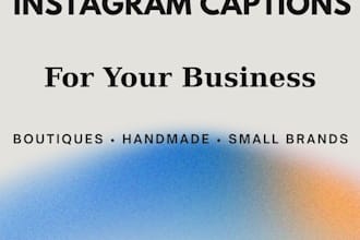 write engaging instagram captions for your business