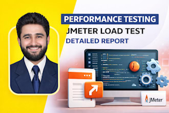 perform jmeter load testing to find performance bottlenecks
