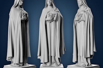 sculpt high quality 3d models, characters, and statues for 3d printing