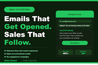 write high converting email copy for brands