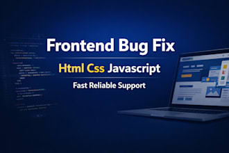 fix html css javascript bugs