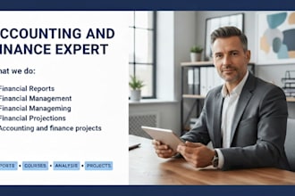 design a financial report powerpoint with charts graph 24hrs