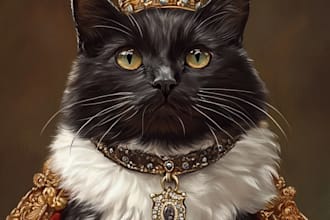 create a custom pet portrait