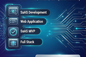 create saas product, custom web app development