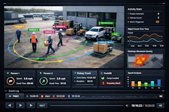 build ai motion analysis and object tracking computer vision system