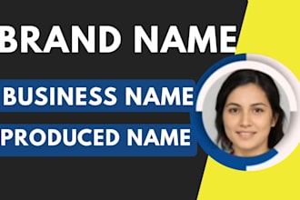 create unique  name ideas and brand name for business