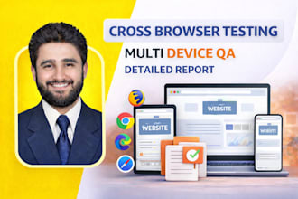 test your website on all browsers and devices for bugs
