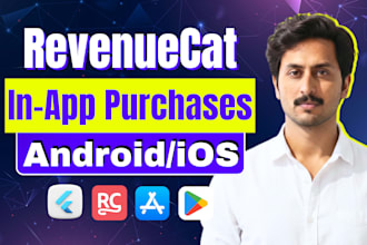 integrate revenuecat google apple in app purchase and subscriptions in flutter