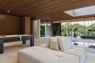 remodel 3d villa interior,gym facility,fitness studio,workspace,ante room render