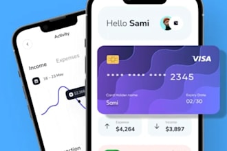 develop fintech app, neobank app, loan app, digital banking app