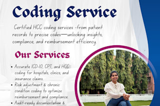 provide hcc risk adjustment coding and medical record review