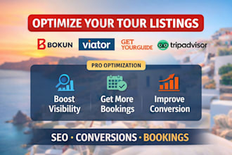 manage tour listing on booking com, airbnb, viator, getyourguide, bokun, vrbo