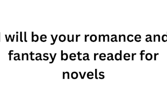 be sapphic romance and urban fantasy beta reader