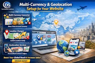 setup multi currency converter location changer geolocation changer on website