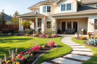 do landscape design, garden design, backyard, pool and terrace