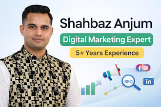 be your expert digital marketing manager for SEO, SMM