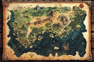 do fantasy city map