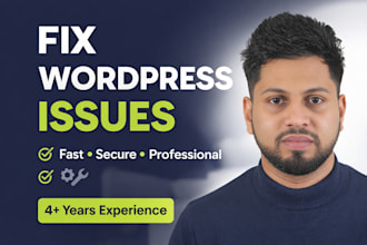 fix wordpress issues, errors, bugs, and fix your wordpress site