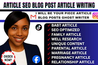 be your parenting article blog post seo writing education health and fitness