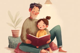 illustrate children book illustration, children picture book