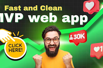 build a fast and clean mvp web app for your startup