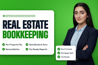 do real estate bookkeeping in quickbooks online and xero