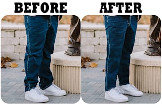 retouch clothes and objects for a cleaner photo look