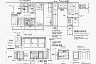 create millworks, shop drawings, kitchen cabinets, wardrobe and pantry