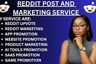 promote fashion startup brand ai website saas product crypto via reddit seo post
