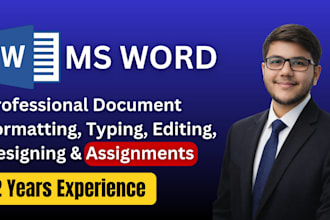 professionally do your task in ms office as expert