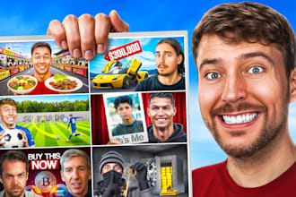 design attractive clickbait youtube thumbnails that boost CTR