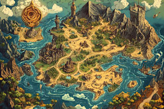 do fantasy city map
