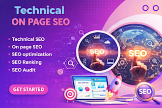 provide on page and technical seo website audits services