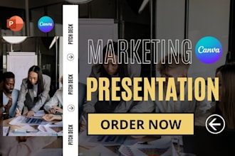 design marketing presentation sales pitch deck powerpoint presentation design