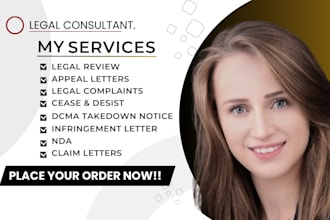 draft a powerful legal notice or dispute letter within 24 hours