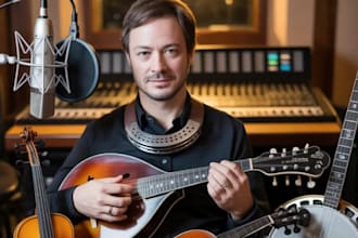 add authentic mandolin, fiddle, banjo harmonica to your song