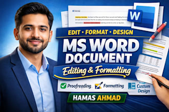 edit and format your ms word document professionally