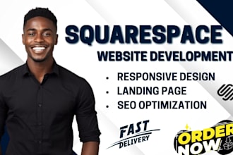 fix and update squarespace website squarespace redesign improve SEO html css bug